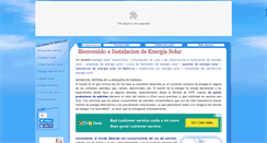 Desktop Screenshot of instalacionenergiasolar.com